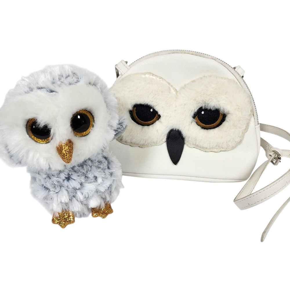 Harry Potter Owl Purse Handbag Crossbody Bag & Plush Set